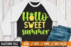 HelloSWEET Summer SVG FILE Product Image 1