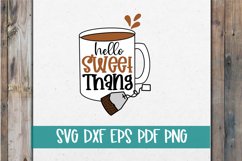 Hello Sweet Thang Sweet Tea SVG Product Image 1