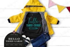 Hello Third Grade - Back to School SVG Product Image 3