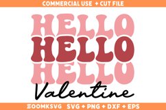 Hello valentine SVG, Funny valentine SVG laser cut files Product Image 1