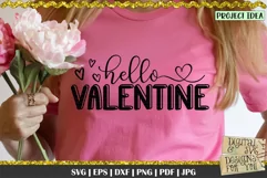 Hello Valentine is a professional design that is ready to be cut with all major cutting machines. Printable file formats also available.