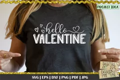 Hello Valentine is a professional design that is ready to be cut with all major cutting machines. Printable file formats also available.