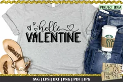 Hello Valentine is a professional design that is ready to be cut with all major cutting machines. Printable file formats also available.