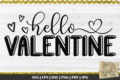 Hello Valentine is a professional design that is ready to be cut with all major cutting machines. Printable file formats also available.