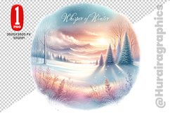 Hellow Winter Clipart - PNG File Product Image 1