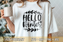 Hello Winter SVG cut file Product Image 3