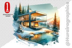 Hello Winter Clipart - PNG File Product Image 1