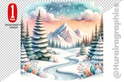 Hellow Winter Clipart - PNG File Product Image 1