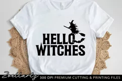 Hello Witches SVG PNG EPS DXF Spooky Halloween T-shirt Mug Product Image 2