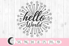 baby svg, hello world svg