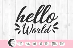 baby svg, hello world svg