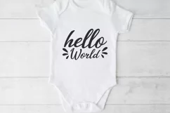 baby svg, hello world svg