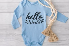 baby svg, hello world svg