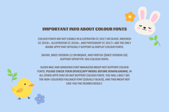 Hello Easter SVG Colour Font Product Image 6