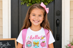 Hello 2nd Grade PNG Second Grade Back to School Sublimation Product Image 2