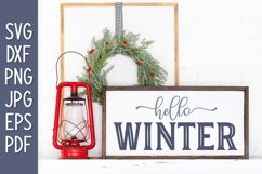 Hello Winter SVG Product Image 1