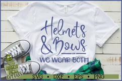 Helmets & Bows We Wear Both SVG File Product Image 1
