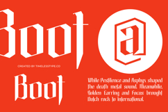 Helosa - Modern Blackletter Font Product Image 7