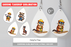 Helpful Paws Earring Product Image 1