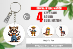 Helpful Paws Keychain Product Image 1