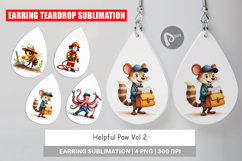 Helpful Paws Earring Product Image 1