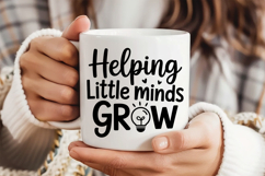 Helping Little Minds Grow SVG | Teacher SVG | Teacher PNG Product Image 3