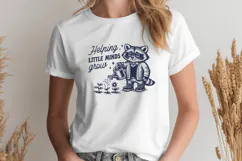 Helping Little Minds Grow SVG - Teacher Raccoon PNG Design Product Image 3