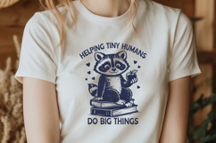 Teacher Raccoon SVG Bundle - 10 Funny Educator PNG Designs Product Image 2