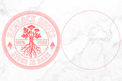 Hemlock Roots Halloween Sign SVG Product Image 3