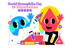 10 World Hemophilia Day Illustration Product Image 1