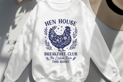 Hen House SVG PNG | Breakfast Club Chicken Hen Funny Design Product Image 3