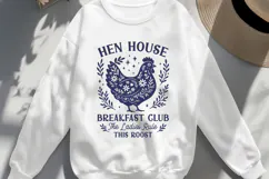 Hen House SVG PNG | Breakfast Club Chicken Hen Funny Design Product Image 3