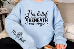 Her belief the wind beneath our Sleeve SVG Design Product Image 2