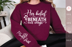 Her belief the wind beneath our Sleeve SVG Design Product Image 1