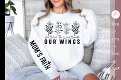 Her belief the wind beneath our wings Sleeve SVG Design Product Image 1