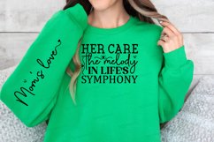 Her Care The Melody Sleeve SVG, Mother's Day SVG Design Product Image 3