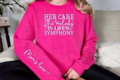 Her Care The Melody Sleeve SVG, Mother's Day SVG Design Product Image 2