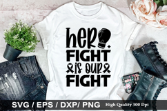 Breast Cancer SVG Design - Breast Cancer T-shirt Design Product Image 3