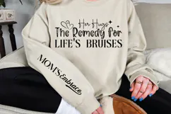 Her hugs the remedy for life's bruises Sleeve SVG Design Product Image 2