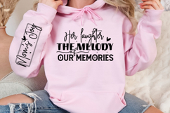 Her laughter the melody of our Sleeve SVG Design Product Image 2