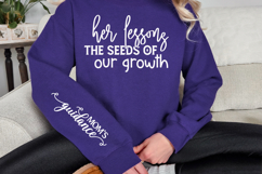 Her lessons the seeds of our growth Sleeve SVG Design Product Image 3