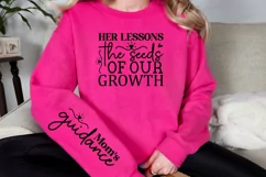 Her Lessons The Seeds Sleeve SVG, Mother's Day SVG Design Product Image 3
