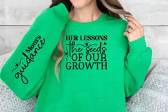 Her Lessons The Seeds Sleeve SVG, Mother's Day SVG Design Product Image 2