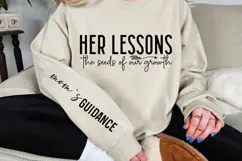 Her lessons the seeds of our growth Sleeve SVG Design Product Image 2