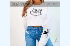 Her love shapes us into who we are Sleeve SVG Product Image 2