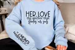 Her love the anchor that steadies our Sleeve SVG Design Product Image 3