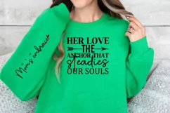 Her Love The Anchor That Sleeve SVG, Mother's Day SVG Design Product Image 2