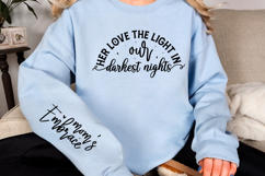 Her love the light in our darkest Sleeve SVG Design Product Image 2