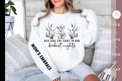 Her love the light in our darkest nights Sleeve SVG Design Product Image 1