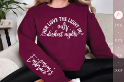 Her love the light in our darkest Sleeve SVG Design Product Image 1